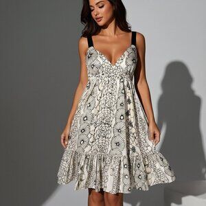 Plenty Frock by Tracy Reese 100% Silk Dress Size 4